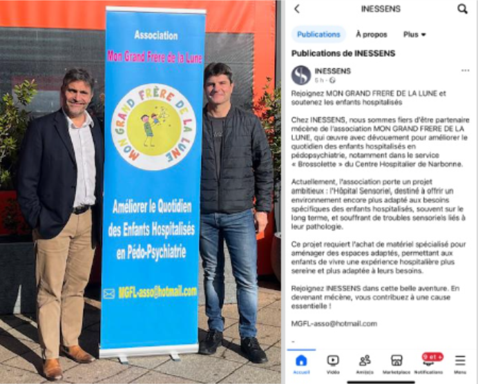 Premier mécène pour le projet hôpital sensoriel