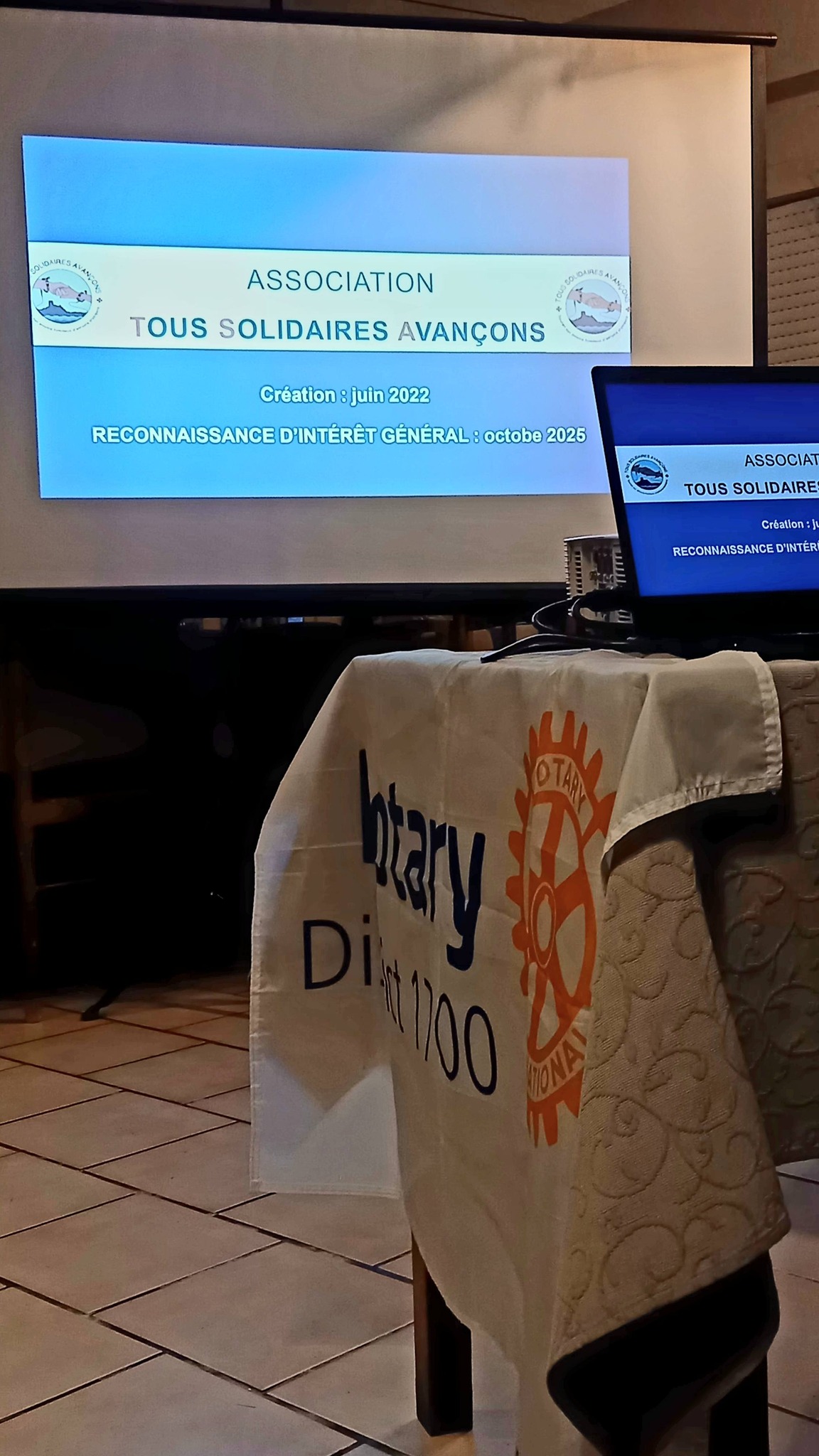 Rotary Club Gruissan : Présentation de TSA en vue d&rsquo;un projet caritatif inclusif en commun.